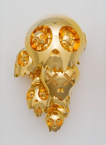 Takashi Murakami, Dragon Heads – Gold, 2015, Perrotin