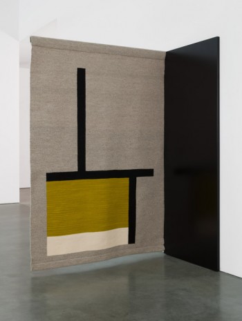 Andrea Zittel, Parallel Planar Panel (rust, black, off-white, grey), 2016, Andrea Rosen Gallery