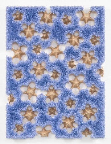 Donald Moffett, Lot 072416 (radiant blue), 2016 , Marianne Boesky Gallery