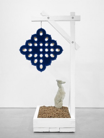 Donald Moffett, Lot 040616 (cobalt and pecans), 2016 , Marianne Boesky Gallery