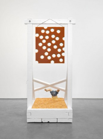 Donald Moffett, Lot 050816 (honey shot and corn), 2016, Marianne Boesky Gallery