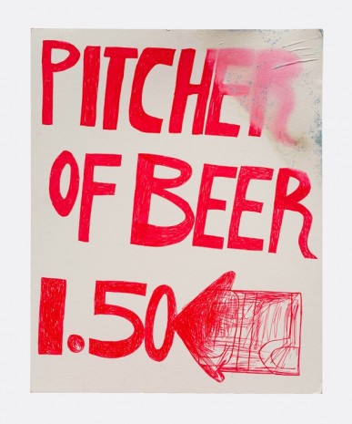 Mark Grotjahn, Untitled (Pitcher of Beer 1.50), 1993-1994, Blum & Poe