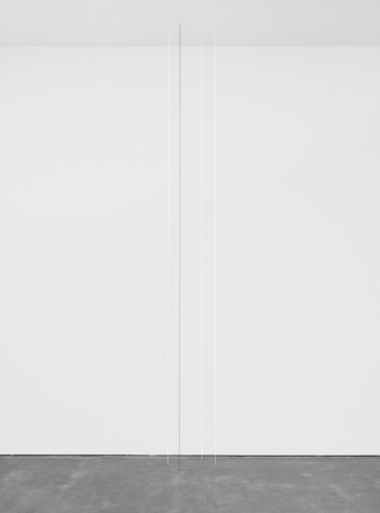 Fred Sandback, Untitled (Four-part Vertical Construction), 1987, David Zwirner
