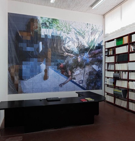 Thomas Hirschhorn, Pixel-Collage nº31, 2016, Dvir Gallery