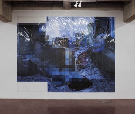 Thomas Hirschhorn, Pixel-Collage nº30, 2016, Dvir Gallery