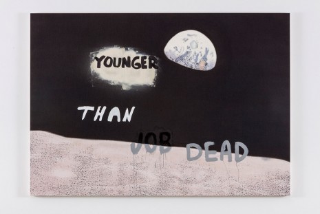 Nate Lowman, Younger Than Job Dead, 2016 , Maccarone