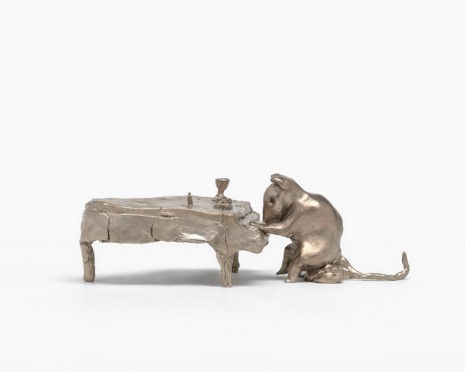 Urs Fischer, Rat Playing Piano, 2016, MASSIMODECARLO