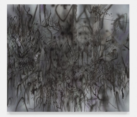 Julie Mehretu, Conjured Parts (axon), Homs, 2016, Marian Goodman Gallery