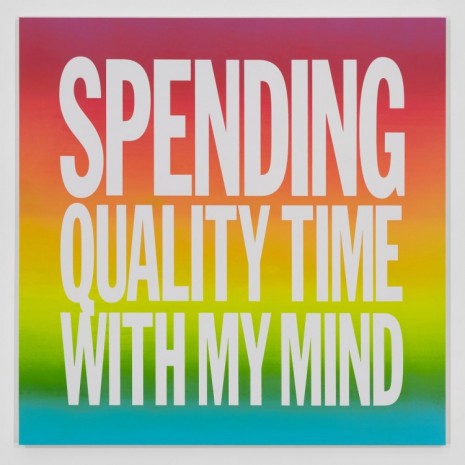 John Giorno, SPENDING QUALITY TIME WITH MY MIND, 2016, Elizabeth Dee