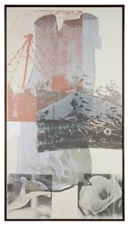 Robert Rauschenberg, Tanya's Veil (Whale) (Salvage), 1984, Galerie Thaddaeus Ropac