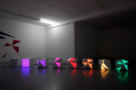 Angela Bulloch, Progression of 8 Perverted Pixels, 2008, Galerie Micheline Szwajcer (closed)