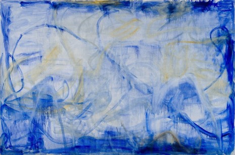 Zhang Enli, Irregular Blue Lines, 2016 , Hauser & Wirth