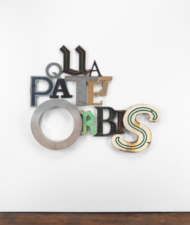 Jack Pierson, QUA PATET ORBIS, 2014, Galerie Thaddaeus Ropac