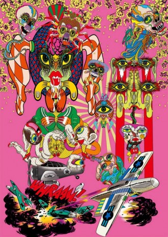 Keiichi Tanaami, The Pink Sigh, 2016, Karma International