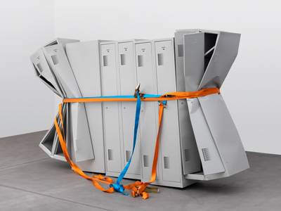 Mathias Falbakken, Untitled (Locker Sculpture #2), 2011, Galerie Eva Presenhuber