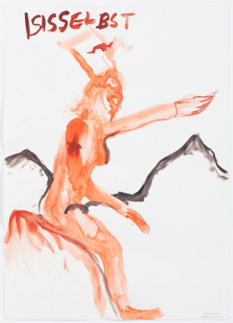 Jonathan Meese, Untitled (ISISSELBST), 1999-2000, David Nolan Gallery