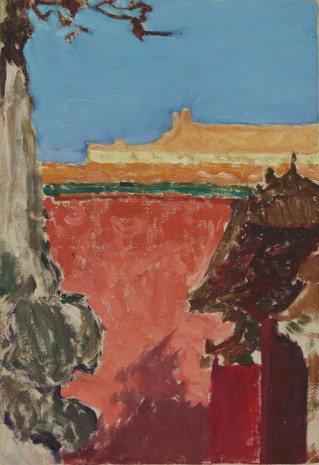 Zhang Wei, Vermilion Wall, 1974 , Galerie Max Hetzler