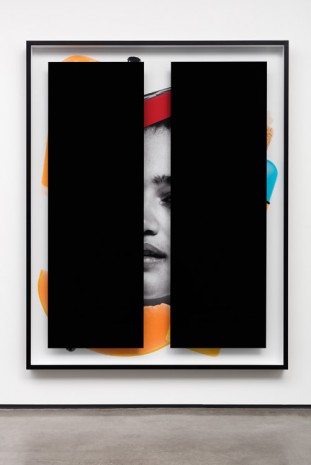 Kathryn Andrews, Black Bars: Dejeuner No. 4 (Girl with Creamsicle, Thermos, Pocket Knife, Cupcake, Melon and Flute), 2016, David Kordansky Gallery