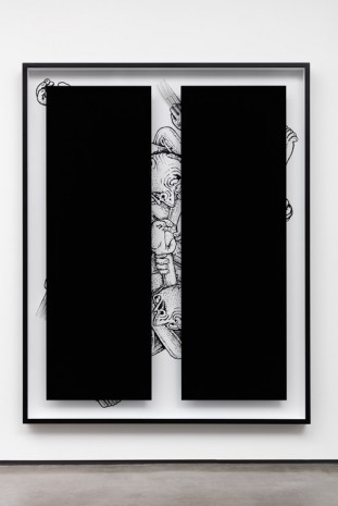 Kathryn Andrews, Black Bars: Wolverine Wolverton, 2016, David Kordansky Gallery
