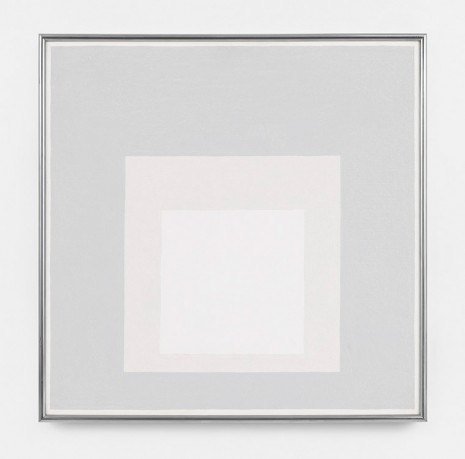 Josef Albers, Study for Homage to the Square: Lone Whites, 1963 , David Zwirner