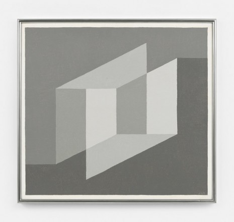 Josef Albers, ndicating Solids, 1971 , David Zwirner