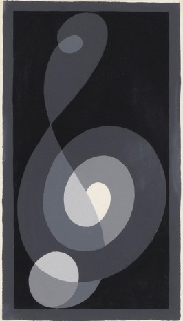 Josef Albers, Treble Clef G I, 1932-1935 , David Zwirner