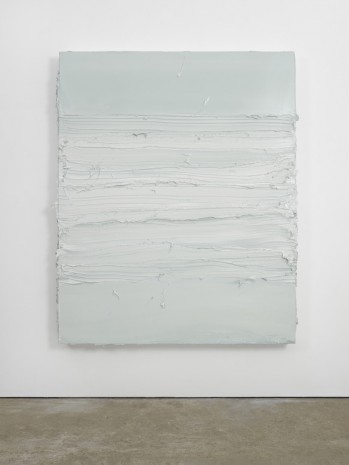Jason Martin, Untitled (Davy’s Grey / Titanium White / Raw Umber), 2016 , Lisson Gallery