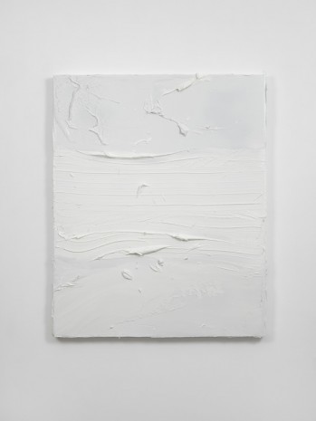 Jason Martin, Untitled (Dry White), 2016 , Lisson Gallery