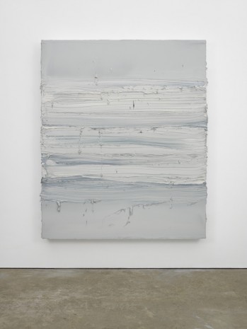 Jason Martin, Untitled (Davy’s Grey / Payne’s Grey), 2016, Lisson Gallery