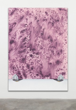 Sayre Gomez, Thief Painting in Alzirian Crimson and Pink, 2016 , rodolphe janssen