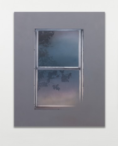 Sayre Gomez, Window Painting in Grey, 2016 , rodolphe janssen