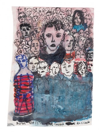 Nan Goldin, The crowd descends, Berlin, September 2015, 2015, Matthew Marks Gallery