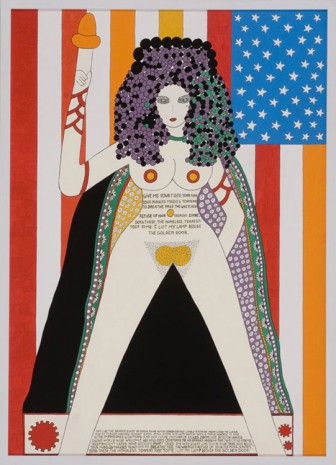 Dorothy Iannone, Ms. Liberty, 1977/2007 , Anton Kern Gallery