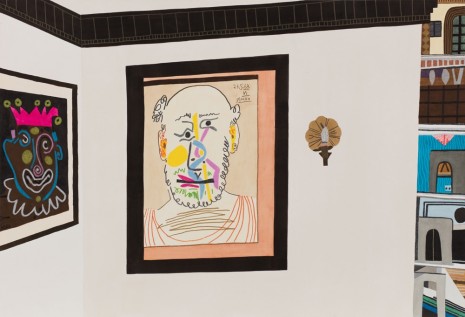 Jonas Wood, Two Picasso Heads, 2016, Anton Kern Gallery