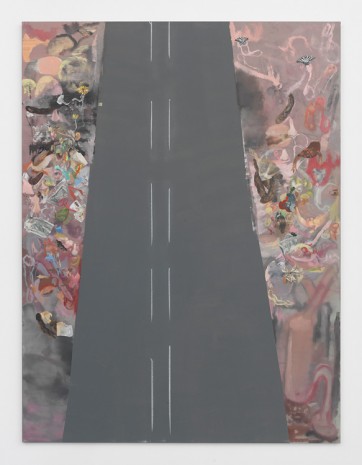 Alessandro Pessoli, Popcorn Road, 2016 , Anton Kern Gallery