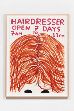 David Shrigley, Untitled (Hairdresser), 2016 , Anton Kern Gallery