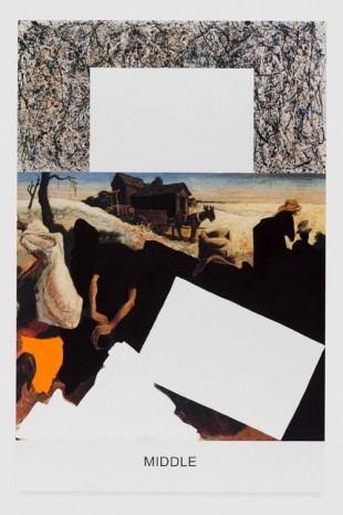 John Baldessari, Pollock/Benton: Middle, 2016 , Marian Goodman Gallery