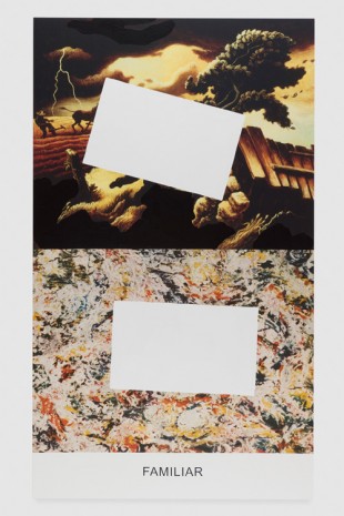 John Baldessari, Pollock/Benton: Familiar, 2016, Marian Goodman Gallery