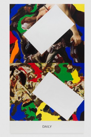 John Baldessari, Pollock/Benton: Daily, 2016, Marian Goodman Gallery