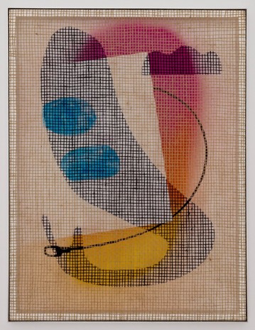 David Renggli, Floorplan Desire Painting (2 finder handed consensious), 2016, Galerie Peter Kilchmann