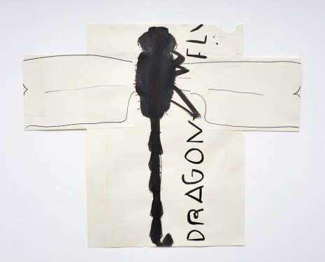 Rose Wylie, Dragonfly, 2015 , David Zwirner