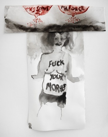 Annette Messager, Fuck your Morals, 2016, Marian Goodman Gallery