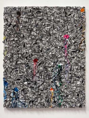 Jacin Giordano, Untitled (Raining color), 2009, Galerie Sultana