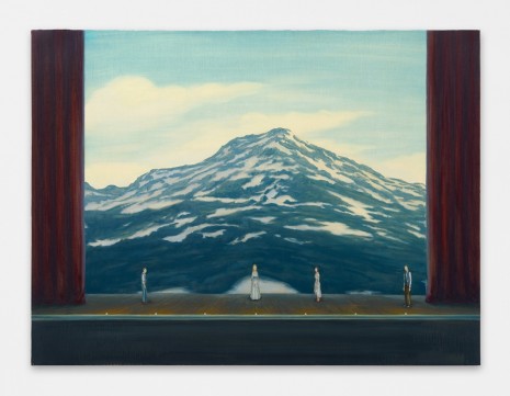 Dan Attoe, Mountain with Stage, 2016 , Peres Projects