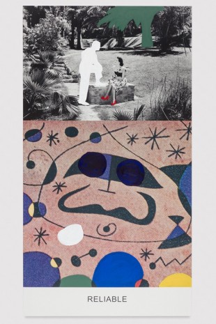 John Baldessari, Miró and Life in General: Reliable, 2016, Marian Goodman Gallery