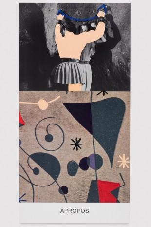 John Baldessari, Miró and Life in General: Apropos, 2016, Marian Goodman Gallery