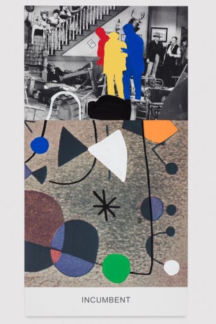 John Baldessari, Miró and Life in General: Incumbant, 2016, Marian Goodman Gallery