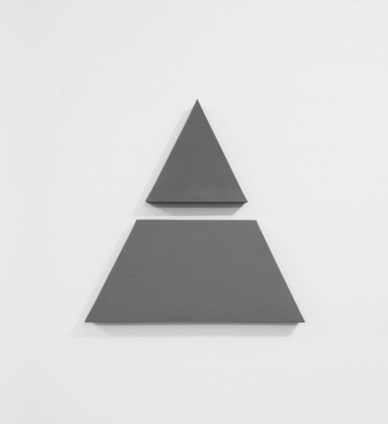Alan Charlton, Triangle in 2 Parts, 2016, A arte Invernizzi