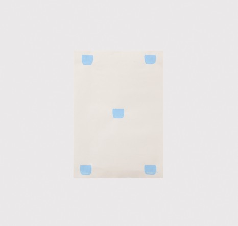 Niele Toroni, Impronte di pennello n. 50 a intervalli di 30 cm, 2011, A arte Invernizzi