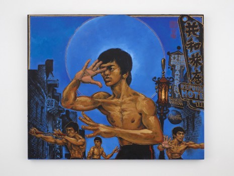 Martin Wong, Clones of Bruce Lee, 1992, Simon Lee Gallery